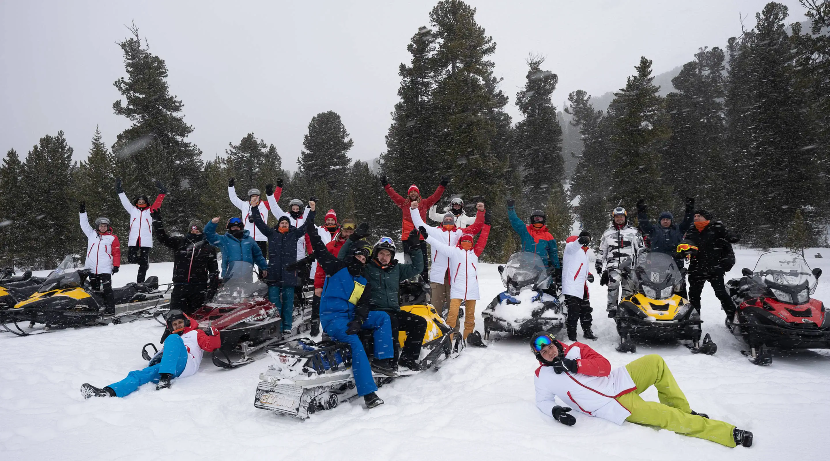 Алтай на снегоходах