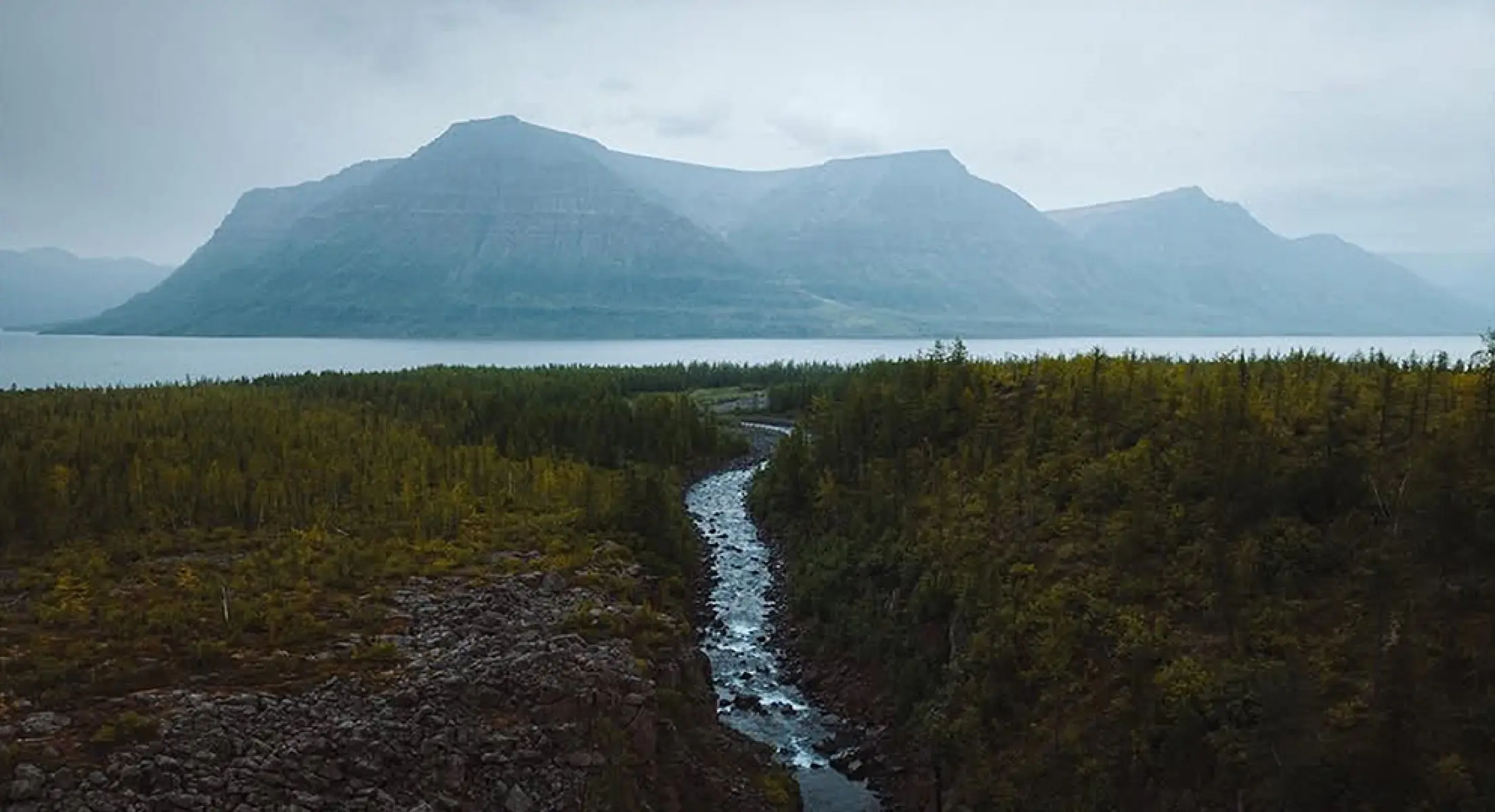 Плато Путорана - один из самых изолированных природных массивов России